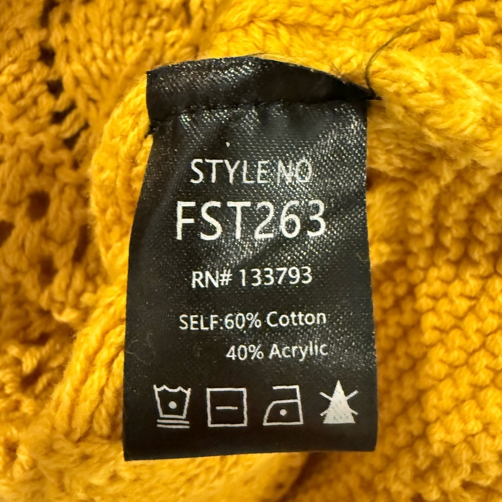 POL V-Neck Mustard Sweater NWT Small - Picture 4 of 7